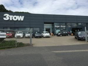 Facaden af 3tow biler i Silkerborg